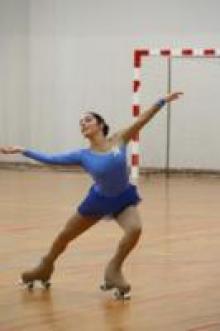 Ana Vit�ria Soares Campeã Nacional de Juvenis de Patinagem Art�stica - Intercalar