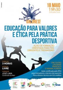 EDUCA��O PARA VALORES E �TICA PELA PR�TICA DESPORTIVA